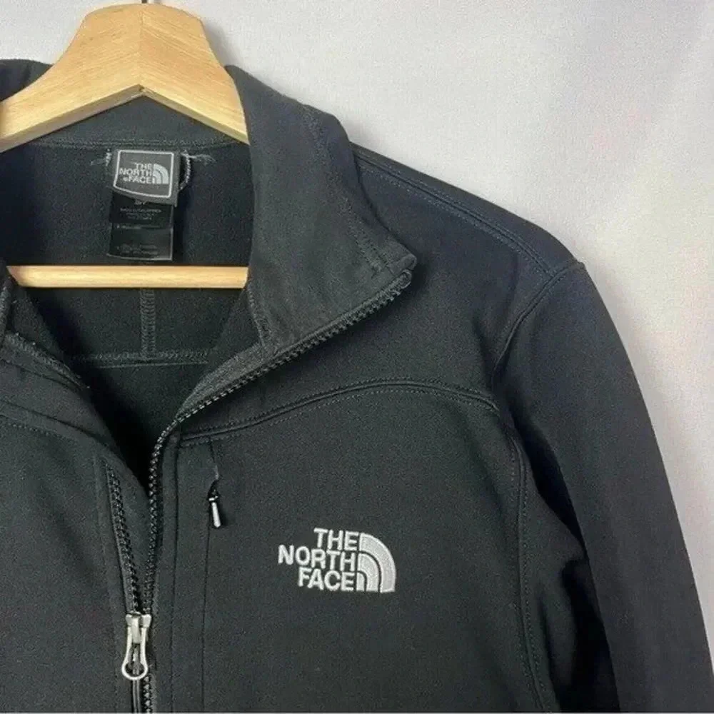 The North Face TKA Stretch Black Full Zip Lightweight Jacket S